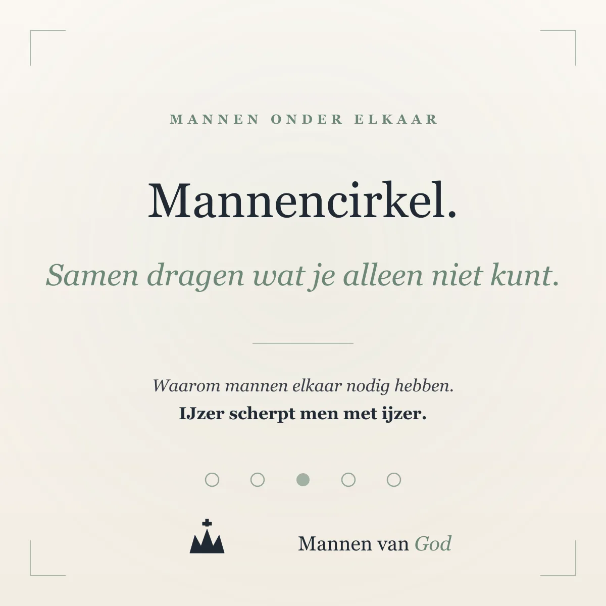 Illustratie bij het artikel Wat is een mannencirkel? En waarom mannen elkaar nodig hebben